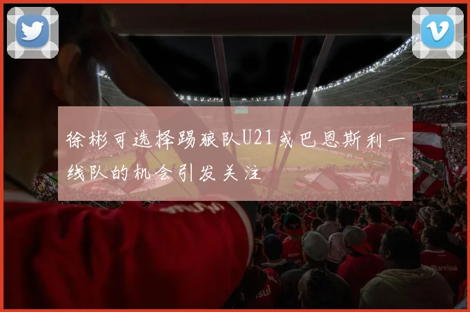 徐彬可选择踢狼队U21或巴恩斯利一线队的机会引发关注